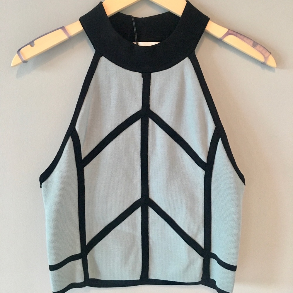 Cropped Halter Top with tags J.O.A